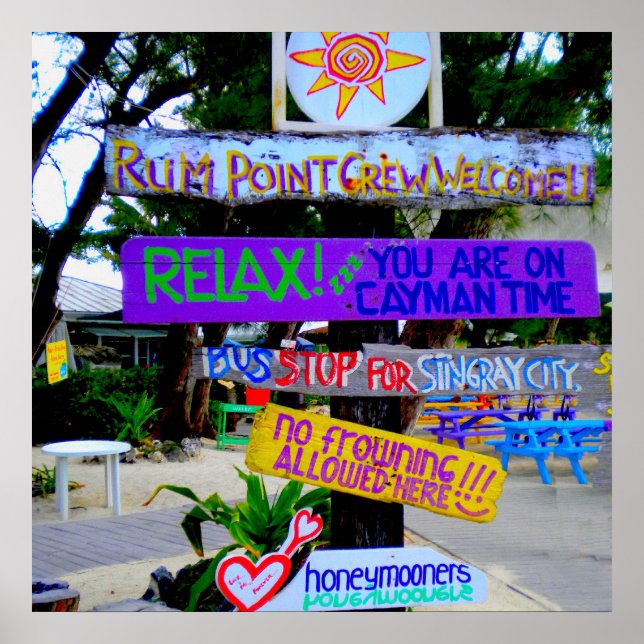 Rum Point Caymans Poster (Front)