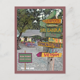 RUM POINT, GRAND CAYMAN ISLANDS POSTCARD