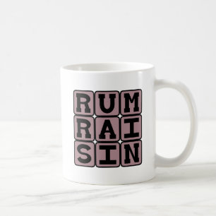 Rum Raisin, Ice Cream Flavour Coffee Mug