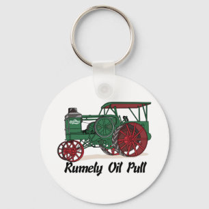 Rumely Oil Pull Tractor Keychain