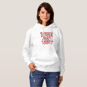RUMEURS - PLUS TAILLE Sweat - shirt à capuche UNI