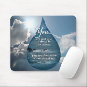 Rumi - A Drop in the Ocean Mousepad (With Mouse)