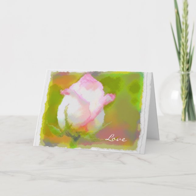 Rumi and Rose Blossom Card (Front)