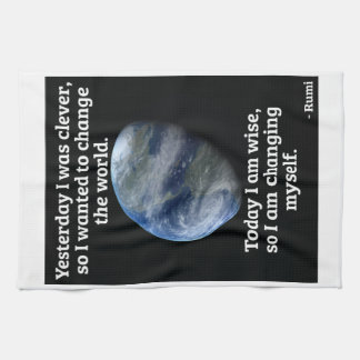 Rumi - Changing Myself Kitchen Towel
