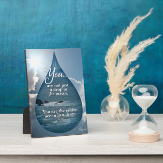 Rumi Drop in the Ocean Plaque