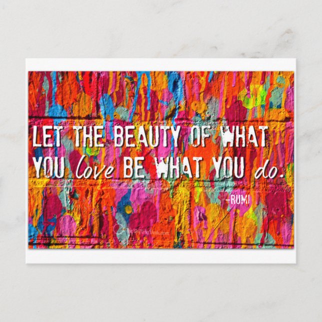 Rumi Postcard (Front)