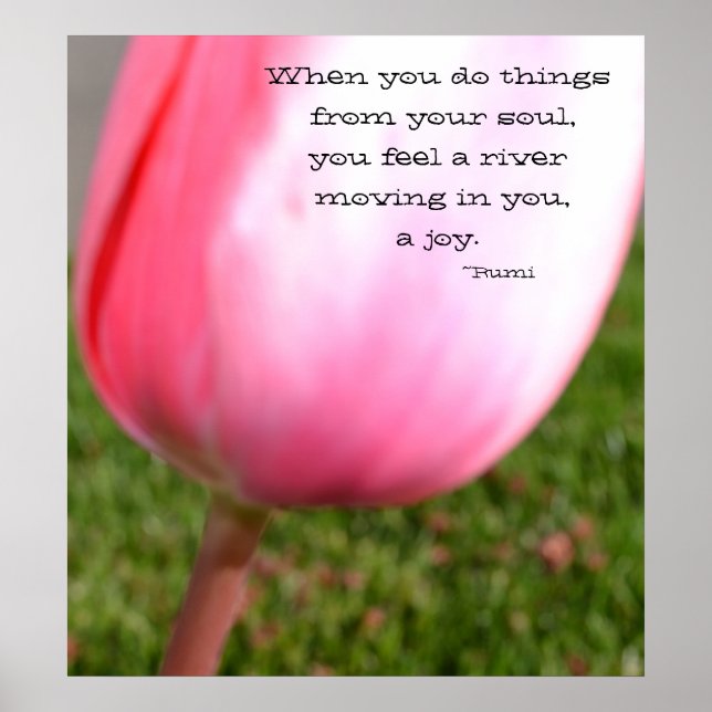 Rumi Quote Poster (Front)