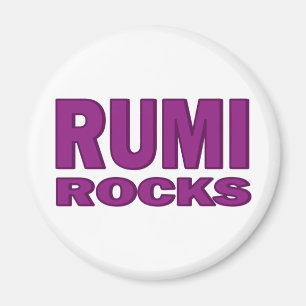 Rumi Rocks Magnet