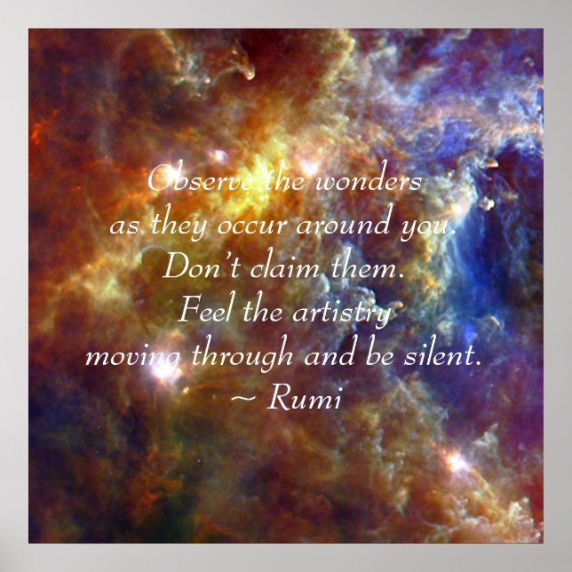 Rumi The wonders Poster (Front)