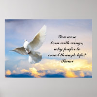Rumi You were born with wings