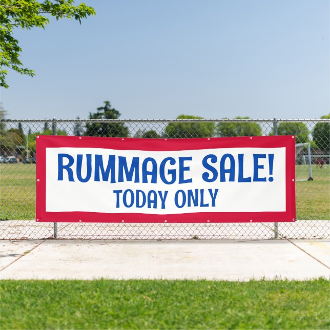 Rummage Sale! Patriotic Banner (Insitu)