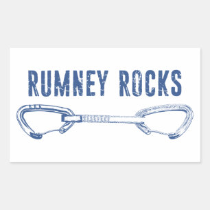 Rumney Rocks Climbing Quickdraw Sticker