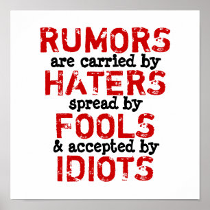 RUMORS - (Canvas & Size Options) Poster