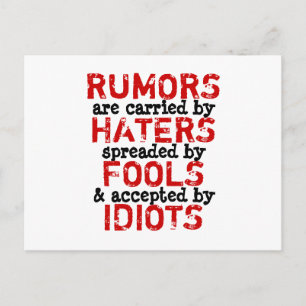 RUMORS - Postcard Truism / Philosophy