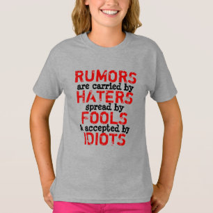RUMORS - Tshirt TRUISM Teen Girl / Teenager