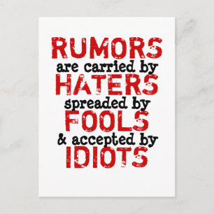 RUMORS - Vérisme de carte postale / Philosophie