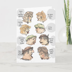 Rumour Chain about Thanksgiving or Turkey Day Card