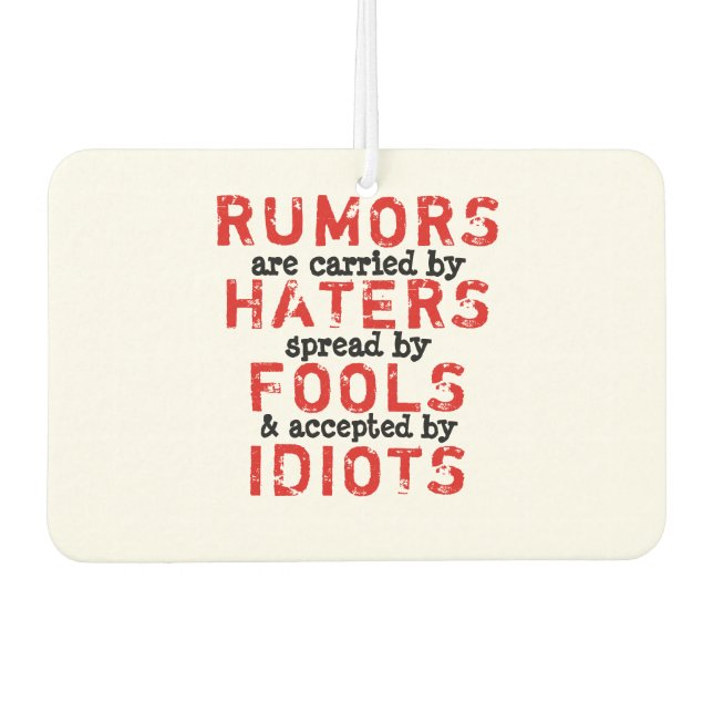Rumours (More Options) - Air Freshener (Front)