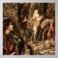 “Rumpelstiltskin” Fairy Art by Arthur Rackham