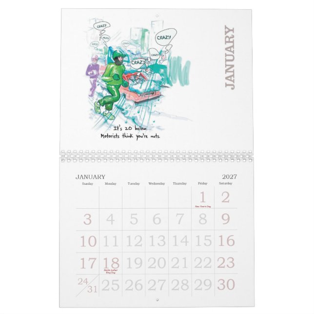 Run 2013 - Calendar for Runners (Jan 2027)