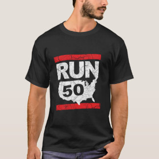 Run 262 50 States Marathon Run Runner Inspired T-Shirt
