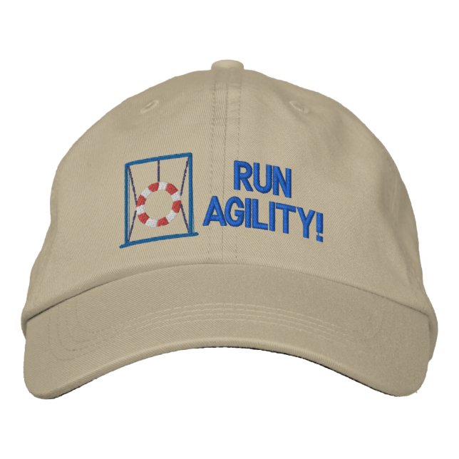 Run Agility Embroidered Hat (Front)