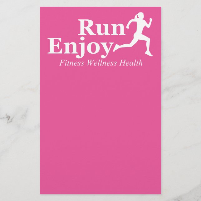 Run and enjoy flyer (Back)