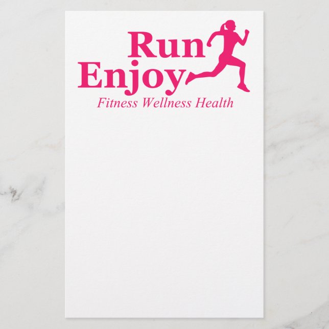 Run and enjoy flyer (Front)