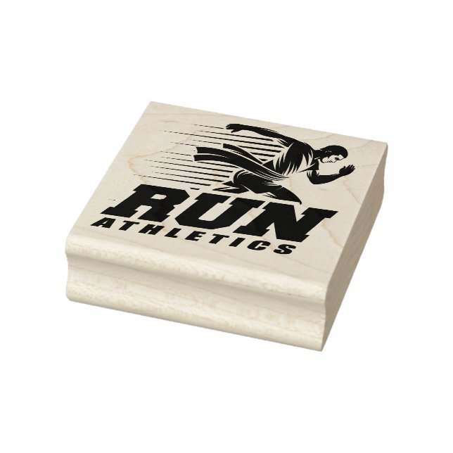 Run Athletics Rubber Stamp (Stamp)