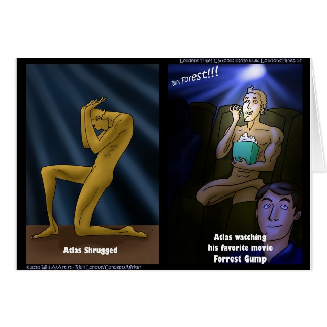 Run, Atlas Run Drôle Cadeaux Tee - shirt Mugs Etc (Devant horizontal)