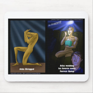 Run, Atlas Run Funny Gifts Tees Mugs Etc Mouse Pad