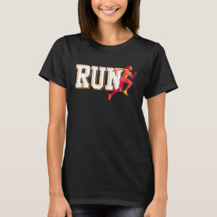 RUN cross crountry track running for girls women T-Shirt