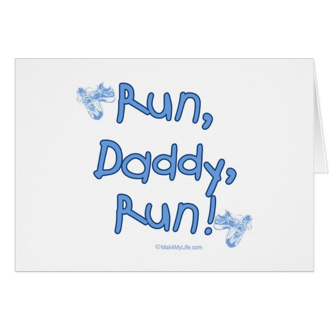 Run Daddy Run - Blue (Front Horizontal)