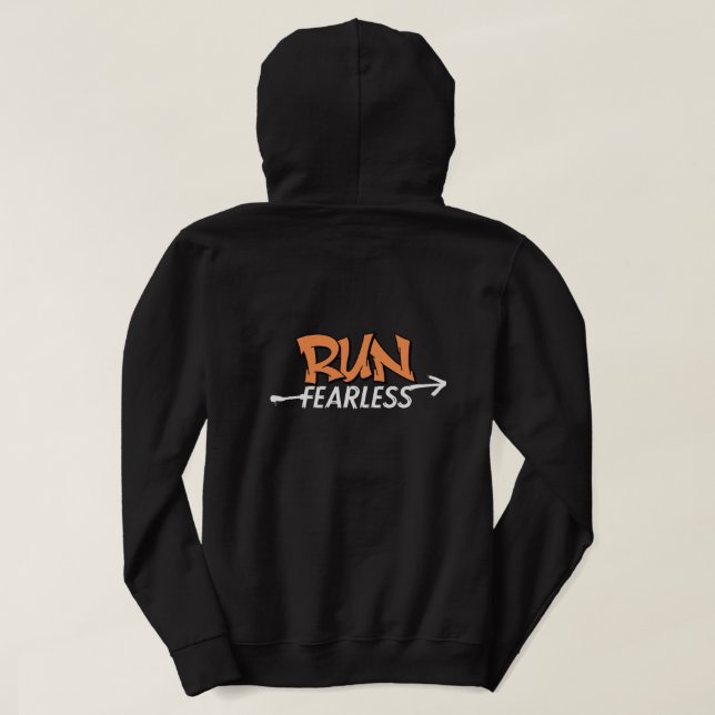 Run Fearless Hoodie (Design Back)