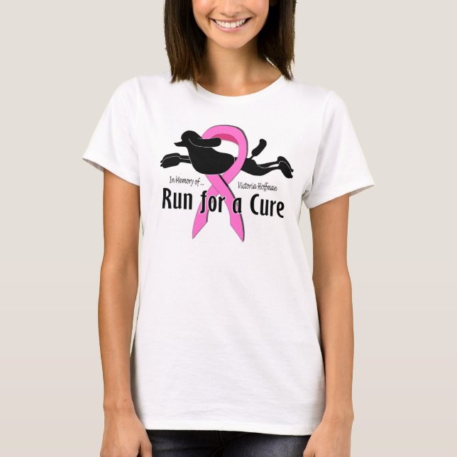 Run for a Cure Women's T-Shirt (Front)