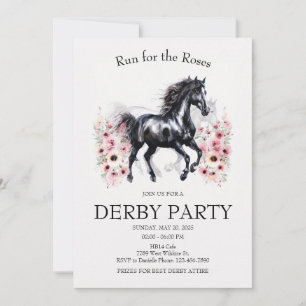 Run for the Roses Derby Party Invitation Elegant H