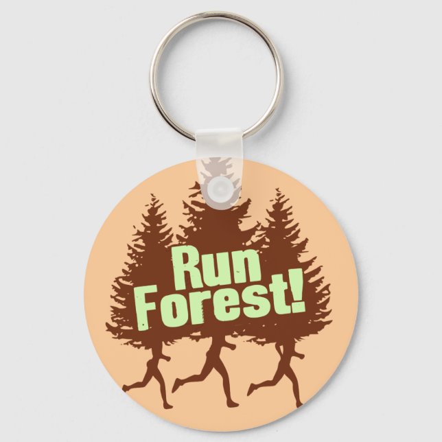 Run Forest Keychain (Front)