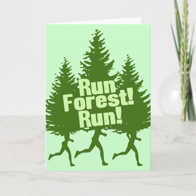 Run Forest Run Card (Front)