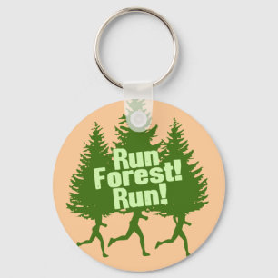 Run Forest Run Keychain