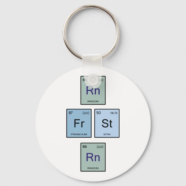 Run Forrest Run Keychain (Front)