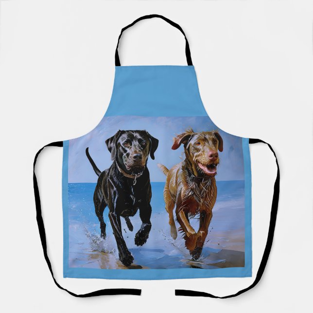 "Run Free, Run Together" Beachside Best Buddies    Apron (Front)