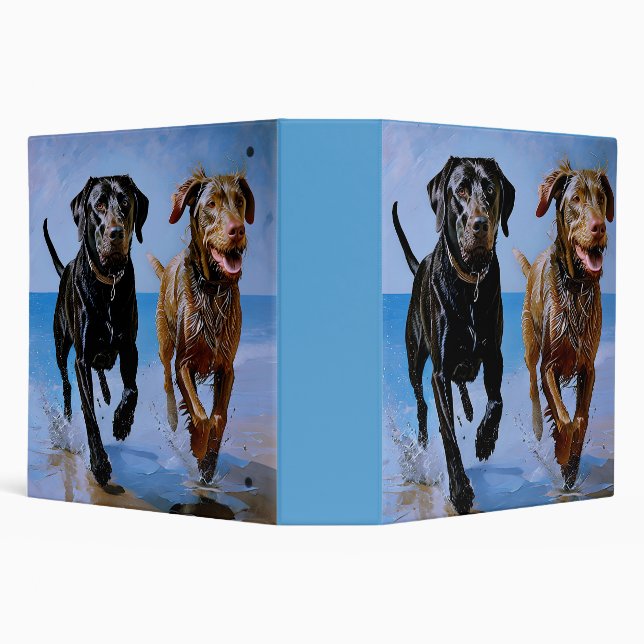 "Run Free, Run Together" Beachside Best Buddies    Binder (Background)
