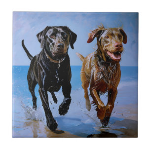 "Run Free, Run Together" Beachside Best Buddies Tile