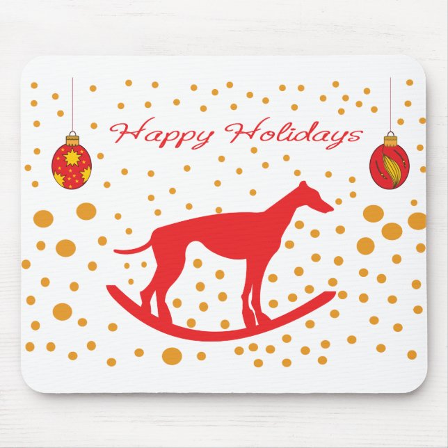 Run Free - Save the Greyhounds! Mouse Pad (Front)