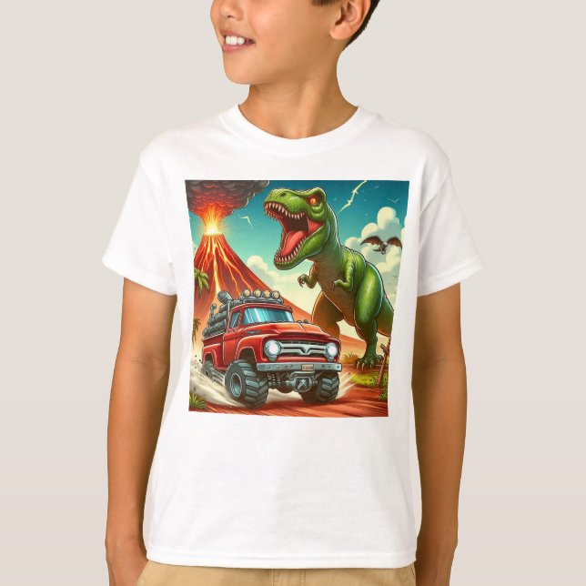 Run From The T-Rex T-Shirt (Front)