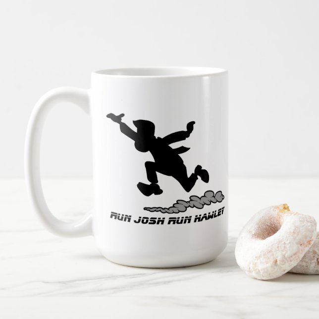 Run Josh Run Hawley V1 Coffee Mug (With Donut)