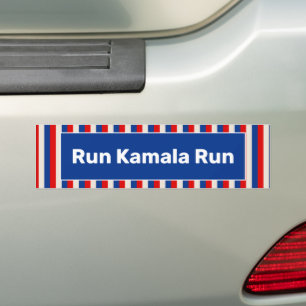Run Kamala Harris Election Bumper Sticker