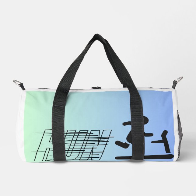 ​"Run" Motivational – Stylish Duffle Bag (Front)