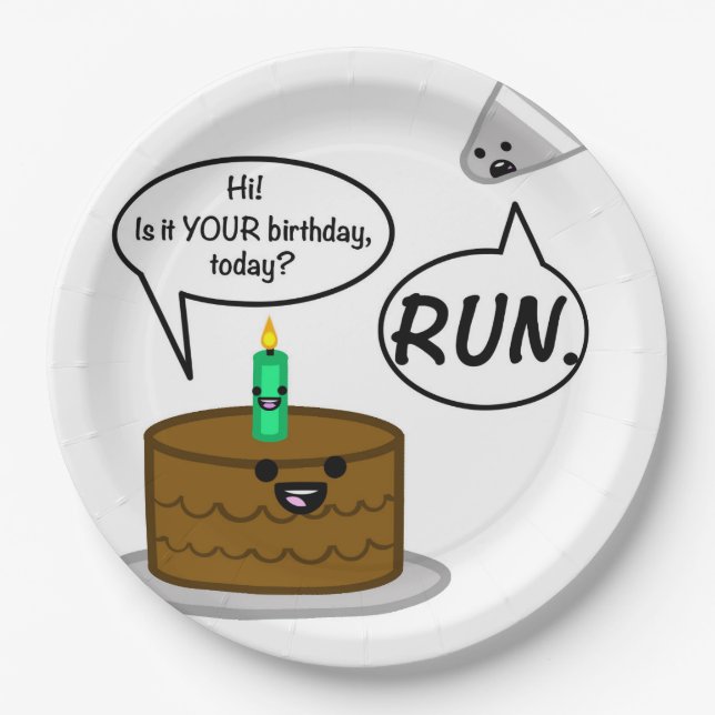 RUN PAPER PLATE (Front)