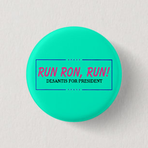 Run Ron, Run! 1 Inch Round Button